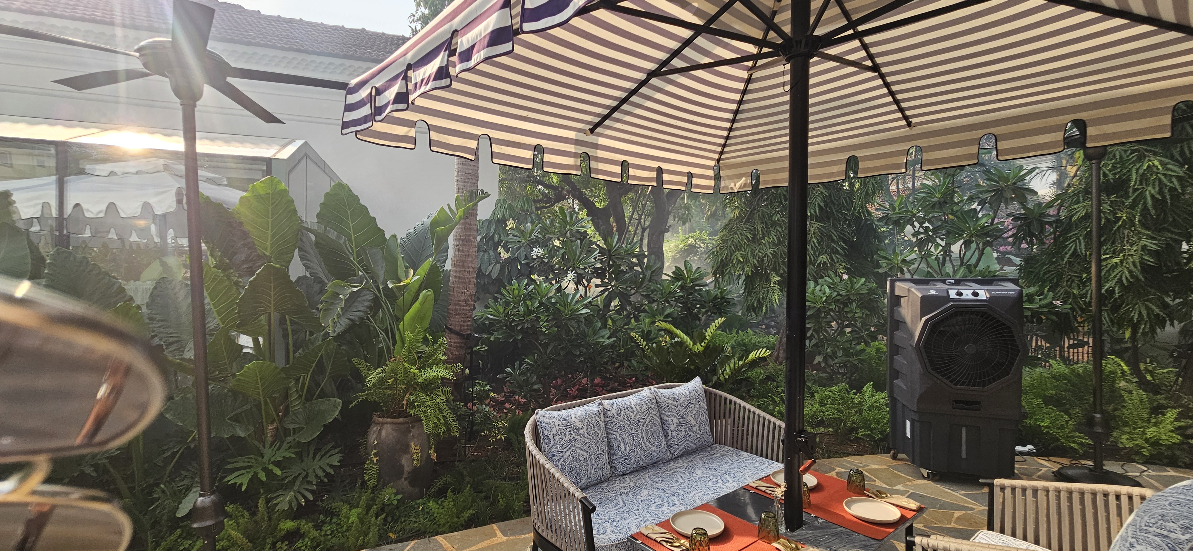 Lush landscape design at Moira Club featuring modern garden aesthetics